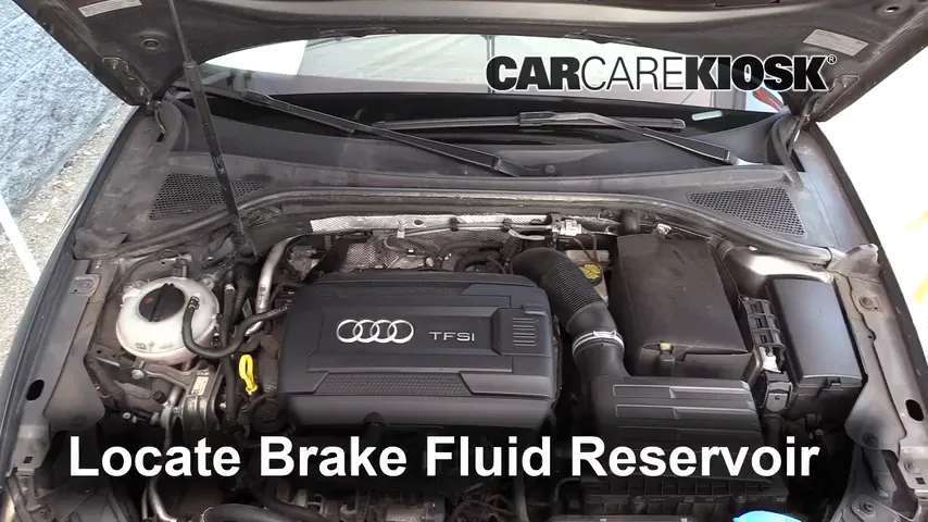 2015 Audi A3 Quattro Premium 2.0L 4 Cyl. Turbo Convertible Liquide de frein Ajouter du liquide